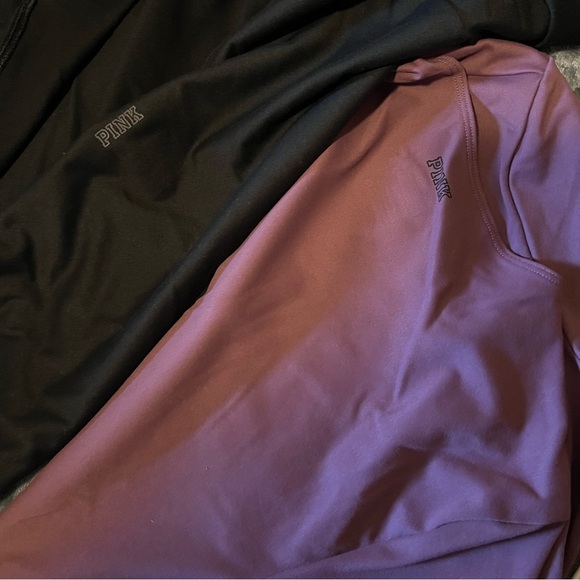 Victoria’s Secret PINK — purple short sleeve wrap top size medium - Picture 6 of 7